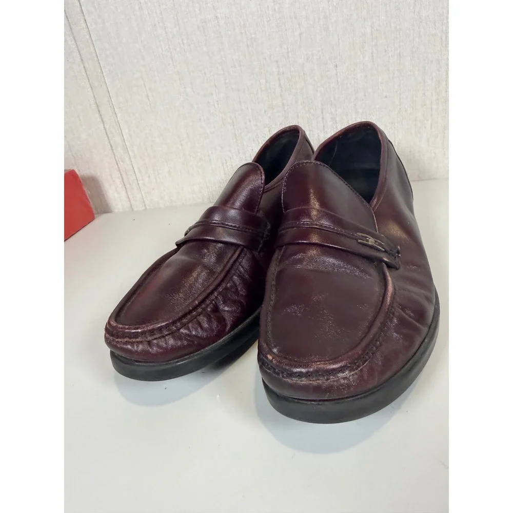 Hush puppies men loafers‎ size 11 leather brown